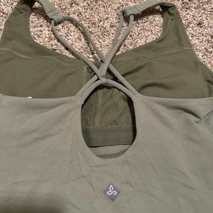 Prana Everyday Tank Top - Strappy Back Shelf Bra Top - Size S